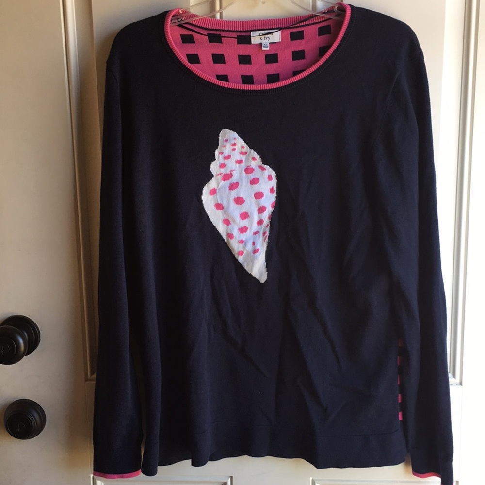Lite weight navy blue sweater